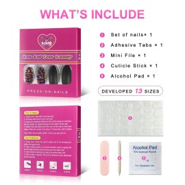 Frosted Coffin Nails Set Crystal Press On Nails Matte Black Medium False Nails Custom 24pcs Frosted Coffin Nails Set Crystal Press On Nails Matte Black Medium False Nails Custom 24pcs