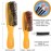 Giorgio GIO1 Gentle Hair Brush Dresser Size. Wet & Dry Pro Hair Brush Detangler. Soft for Sensitive Scalp. Good For Men Women & Kids All hair lengths. Durable and Anti-Static. (Set, Orange)