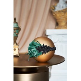 BABEYOND Vintage 1920s Flapper Headband Roaring 20s Great Gatsby Headpiece with Feather 1920s Flapper Gatsby Hair Accessories (Darkgreen) BABEYOND Vintage 1920s Flapper Headband Roaring 20s Great Gatsby Headpiece with Feather 1920s Flapper Gatsby Hair Accessories (Darkgreen)