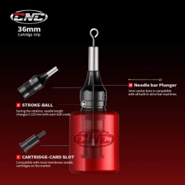 HAWINK Cartridge Tattoo Grip Tattoo Hand Tubes Adjustable Twist Rings 36mm CNC Aircraft Aluminum Supply CNC-G2-1 HAWINK Cartridge Tattoo Grip Tattoo Hand Tubes Adjustable Twist Rings 36mm CNC Aircraft Aluminum Supply CNC-G2-1