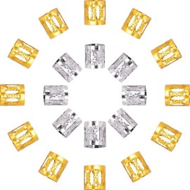 Dsoar 130 Pcs Dreadlocks Hair Cuffs Mixed Gold Sliver Hair Jewelry Metal Plated Beads For Braiding Hair Decoration Dreadlock Accessories With Storage Bottle Dsoar 130 Pcs Dreadlocks Hair Cuffs Mixed Gold Sliver Hair Jewelry Metal Plated Beads For Braiding Hair Decoration Dreadlock Accessories With Storage Bottle