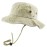 The Hat Depot 100% Cotton Stone-Washed Safari Wide Brim Foldable Double-Sided Outdoor Boonie Bucket Hat (S/M, 3. Pigment - Khaki)