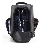 Athletico Golf Shoe Bag - Zippered Shoe Carrier Bags With Ventilation & Outside Pocket for Socks, Tees, etc. (Gray)