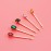 Lurrose Decorative Bobby Pins: 5pcs Colorful Gem Bobby Pins - Hair Clip for Women Hair Accessories (Mixed Style)