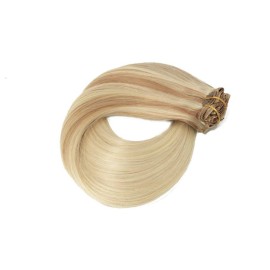 HUAYI Golden Brown HIghlights Ombre Bleach Blonde 120g 7Pcs Clip In Hair Extensions Human Thick End Soft Silky Double Weft For Full Head No Tangle No Shedding Balayage Hair (1261361316\'\') HUAYI Golden Brown HIghlights Ombre Bleach Blonde 120g 7Pcs Clip In Hair Extensions Human Thick End Soft Silky Double Weft For Full Head No Tangle No Shedding Balayage Hair (1261361316\'\')