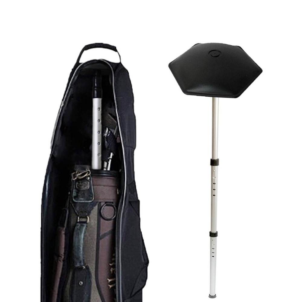 Golf Travel Bag Support Rod, Adjustable Telescopic Golf Trip Cover Support System, Aluminum, 1 Pcs