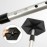Golf Travel Bag Support Rod, Adjustable Telescopic Golf Trip Cover Support System, Aluminum, 1 Pcs