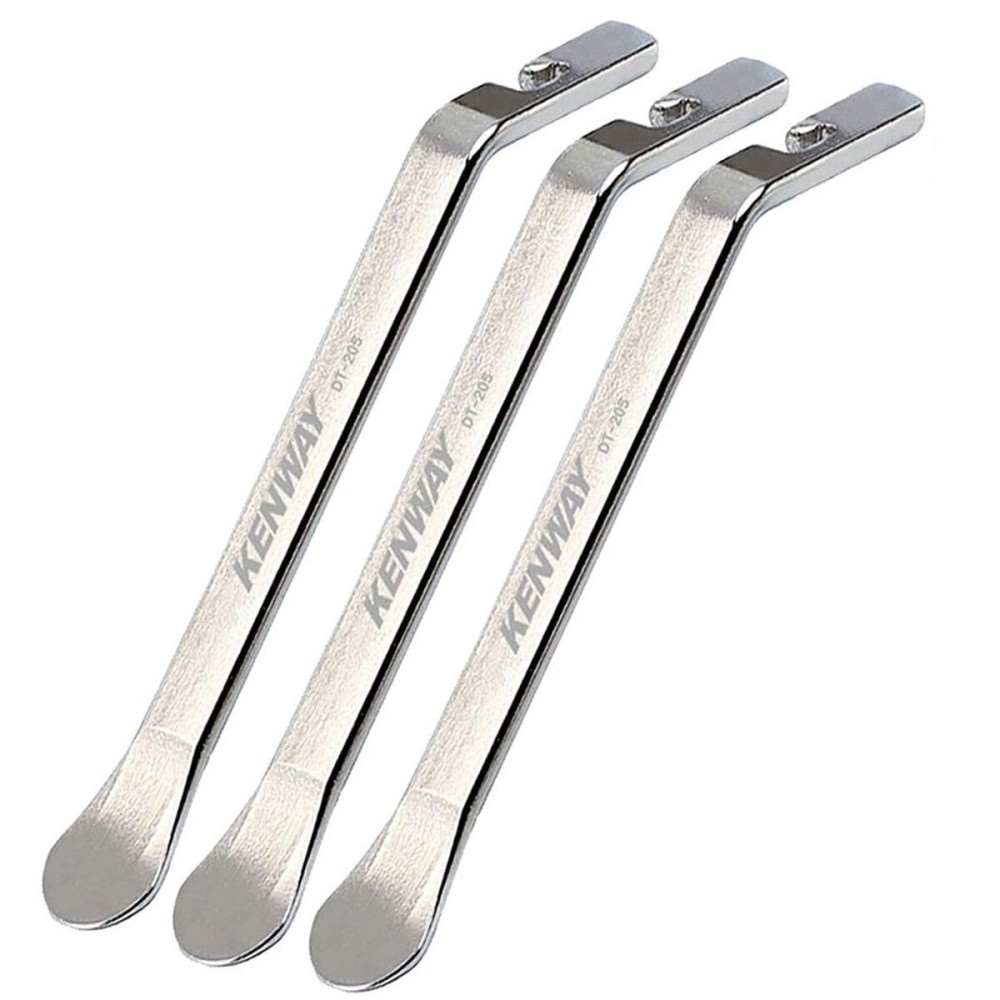 TuoTu Bicycle Tire Lever Tyre Spoon Changing Tool, Stainless Steel Portable Bike Tire Levers to Repair Bike Tube, Set of 3