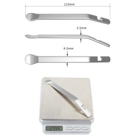 TuoTu Bicycle Tire Lever Tyre Spoon Changing Tool, Stainless Steel Portable Bike Tire Levers to Repair Bike Tube, Set of 3