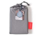 bbhugme Pregnancy Pillow Cover - Cotton Jersey Fabric - Fits bbhugme Pregnancy Pillow for Side Sleeping - Cover Only, Pregnancy Pillow Sold Separately, Stone