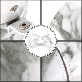 Makeup Brush Holder Travel Brushes Case Bag Cup Storage Dustproof for Women (Marble) Makeup Brush Holder Travel Brushes Case Bag Cup Storage Dustproof for Women (Marble)