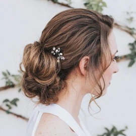 Barode Rhinestones Wedding Hair Pins Pearl Bridal Hair Accessories Crystal Bride Headpieces for Women and Girls (Pack of 3) Barode Rhinestones Wedding Hair Pins Pearl Bridal Hair Accessories Crystal Bride Headpieces for Women and Girls (Pack of 3)