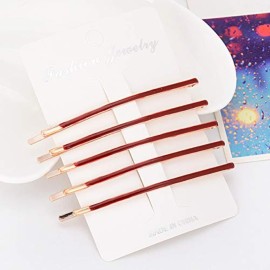 10Pcs Curved Jumbo Bobby Pins Long Metal Hair Clips for Women Teen Girls Hair Decorative (Red) 10Pcs Curved Jumbo Bobby Pins Long Metal Hair Clips for Women Teen Girls Hair Decorative (Red)