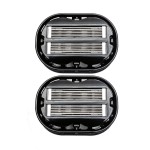 2X Classic Omnishaver - Black - The Fastest Way to Shave Head, Legs, Arms, Body | an Alternative to Disposable Shaving Razors Self Cleans & Strops During Use with Durable Blade | Bald Shaver for Men
