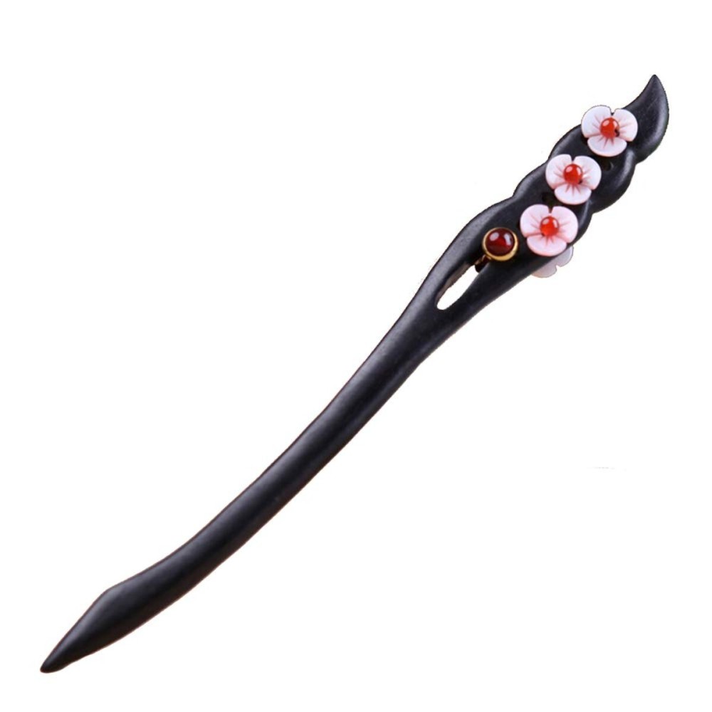 Wooden Hair Stick for Women Girl 7.08 Black Ebony Carved Hair Pins for Long Hair Handmand Hair Accessories for Buns (B) Wooden Hair Stick for Women Girl 7.08 Black Ebony Carved Hair Pins for Long Hair Handmand Hair Accessories for Buns (B)