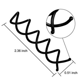 canjoyn 20 Pcs Spin Hair Pins Bridal Swirl Hair Twists Coils Hair Clips Wedding Bridal Metal Spiral Twist Updo Hair Pins Hair Accessories Jewel Hair Pin (Black) canjoyn 20 Pcs Spin Hair Pins Bridal Swirl Hair Twists Coils Hair Clips Wedding Bridal Metal Spiral Twist Updo Hair Pins Hair Accessories Jewel Hair Pin (Black)
