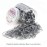Hoyols Rubber Hair Ties Elastic Bands Ponytail Polyband Ties for Kids Women Girl 1000 Piece Pack (Silver Metal) TPR