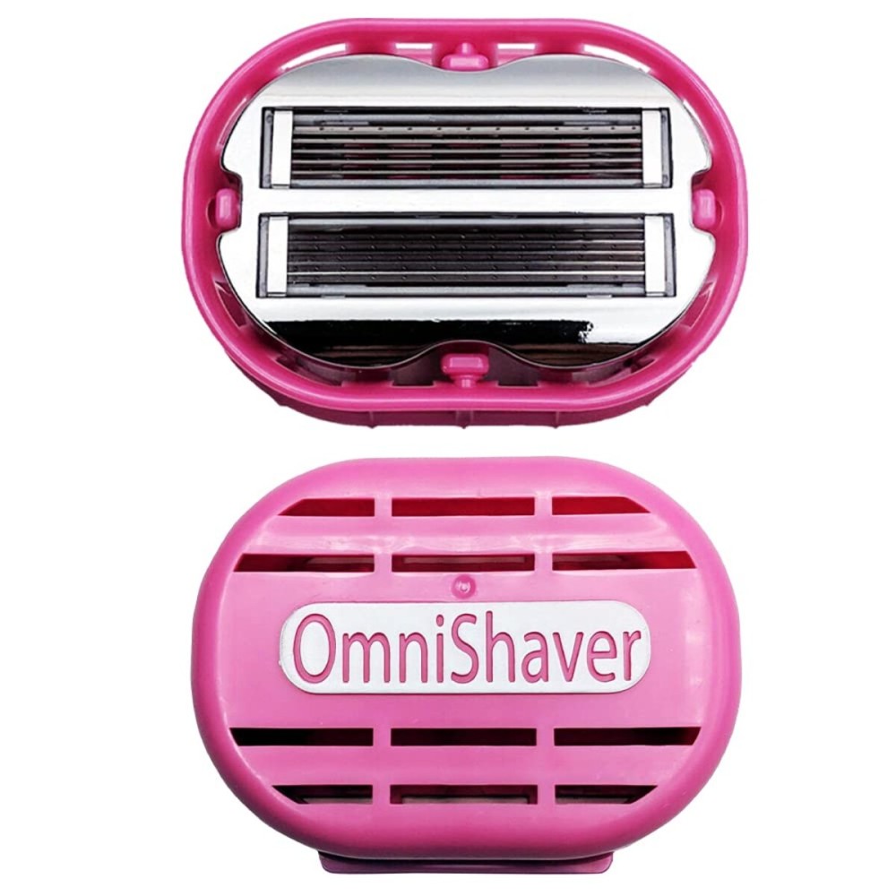 Premium Omnishaver with Pink Travel Case - The Fastest Way to Shave Head, Legs, Arms, Body, an Alternative to Disposable Shaving Razors Self Cleans & Strops During Use | Bald Head Shaver for Women Premium Omnishaver with Pink Travel Case - The Fastest Way to Shave Head, Legs, Arms, Body, an Alternative to Disposable Shaving Razors Self Cleans & Strops During Use | Bald Head Shaver for Women