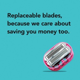 Premium Omnishaver with Pink Travel Case - The Fastest Way to Shave Head, Legs, Arms, Body, an Alternative to Disposable Shaving Razors Self Cleans & Strops During Use | Bald Head Shaver for Women Premium Omnishaver with Pink Travel Case - The Fastest Way to Shave Head, Legs, Arms, Body, an Alternative to Disposable Shaving Razors Self Cleans & Strops During Use | Bald Head Shaver for Women