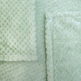Fuzzy Throw Blanket, Plush Fleece Blankets for Adults, Toddler, Boys and Girls, Warm Soft Blankets and Throws for Bed, Couch, Sofa, Travel and Outdoor, Camping (Throw(50x70), L-Pastel Green)