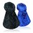 ASHILISIA 2 PCS Crushed Velvet Wave Durag - Premium Soft Durag Headwear with Extra Long Tail Perfect for 360 Waves