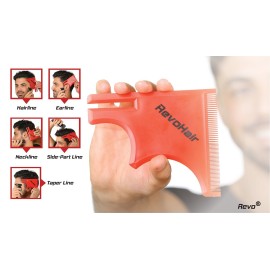 RevoHair & RevoNeck Haircut Tools - Hairline Shaping and Neck Hair Shaving Template Set For Perfect Lineup, Edge Up - One Size Fits All Grooming Kit - Used W/Clippers or Trimmers - Barber Supplies RevoHair & RevoNeck Haircut Tools - Hairline Shaping and Neck Hair Shaving Template Set For Perfect Lineup, Edge Up - One Size Fits All Grooming Kit - Used W/Clippers or Trimmers - Barber Supplies