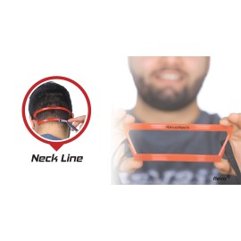 RevoHair & RevoNeck Haircut Tools - Hairline Shaping and Neck Hair Shaving Template Set For Perfect Lineup, Edge Up - One Size Fits All Grooming Kit - Used W/Clippers or Trimmers - Barber Supplies RevoHair & RevoNeck Haircut Tools - Hairline Shaping and Neck Hair Shaving Template Set For Perfect Lineup, Edge Up - One Size Fits All Grooming Kit - Used W/Clippers or Trimmers - Barber Supplies