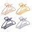 TANG SONG 4PCS Large Metal Hair Claw Clips Hair Catch Barrette Jaw Clamp for Women Half Bun Hairpins for Thick Hair(Silver+Gold+Rose Gold+Black)