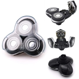 RQ12 Replacement Shaver Head Compatible with Philipss Norelcos RQ11 RQ10 Sensotouch 3D 1260X RQ1250 RQ1295 RQ1180 Arcitec Razor Shaving Unit Triple 3D