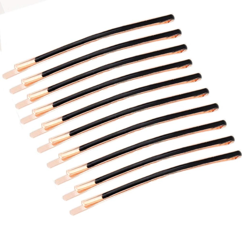 10Pcs Curved Jumbo Bobby Pins Long Metal Hair Clips for Women Teen Girls Hair Decorative (Black) 10Pcs Curved Jumbo Bobby Pins Long Metal Hair Clips for Women Teen Girls Hair Decorative (Black)