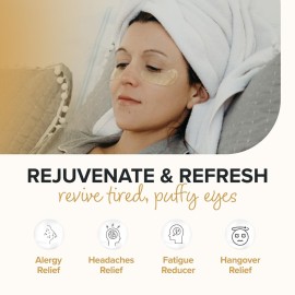 ToGoSpa Golden EYES, Dark Circle Warrior | Premium Clean Anti-Aging Gel Pads with Collagen, Hyaluronic Acid, Aloe Vera, Vitamins C & E, 1 Pack - 3 Pair ToGoSpa Golden EYES, Dark Circle Warrior | Premium Clean Anti-Aging Gel Pads with Collagen, Hyaluronic Acid, Aloe Vera, Vitamins C & E, 1 Pack - 3 Pair