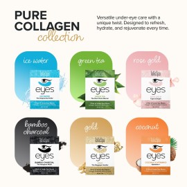 ToGoSpa Golden EYES, Dark Circle Warrior | Premium Clean Anti-Aging Gel Pads with Collagen, Hyaluronic Acid, Aloe Vera, Vitamins C & E, 1 Pack - 3 Pair ToGoSpa Golden EYES, Dark Circle Warrior | Premium Clean Anti-Aging Gel Pads with Collagen, Hyaluronic Acid, Aloe Vera, Vitamins C & E, 1 Pack - 3 Pair