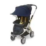 Manito Sun Shade for Strollers and Car Seats (Navy) UPF 50+