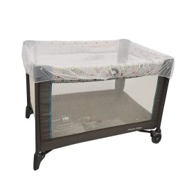 Baby Mosquito Net for Stroller with Storage Bag, Stroller Netting Mosquito with Organizer for Cribs, Infant car seat Insect mesh net, Easy Installation,Black Pink White (White)