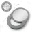 Zadro 10x7 Oblong Hand Mirror 6 Dia. Round Glass Handheld Mirror Modern Ergonomic Handle Pill Shape Handheld Mirror
