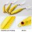 Dr.Fish 5 Pack Metal Jigging Spoon Saltwater Fishing Jigs Spoons Lures Casting Vertical Diamond Jig Lures Freshwater Bass Striper Mackerel Halibut 0.88oz