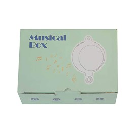 HLEEDUO Crib Mobile MotorBaby Mobile Spinner with Remote and Memory Card,You can Download Your Favorite Songs,New Type Auto Baby Music Box Crib Music Mobile (TF Card RemoteVversion)