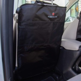 Teknon (2 Pack Car Seat Protector Kick Mats Backseat Organizer Car Seat Covers Kick Mat With Storage Pockets