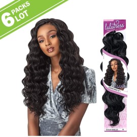 6 PACKS/LOT Sensationnel Synthetic Hair Crochet Braids Lulutress Ocean Wave 18 (1)
