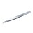 Tool Alement Canadian Eyelash Extension Tweezers,Stainless Steel 14cm 45 Degree Angle Eyelash Tweezers M-PK14-8008