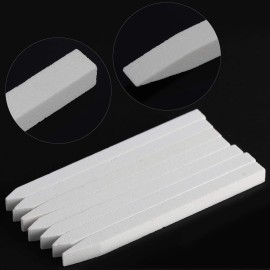 18 Pcs Nail File Pumice Stone Cuticle Pusher Nail Art Pedicure & Manicure Tools (White)