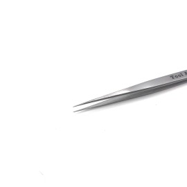 Tool Alement Canadian Stainless Steel 14cm Straight Isolation Eyelash Tweezers M-PK14-8002