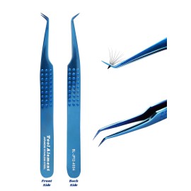 Tool Alement Japan Eyelash Tweezer,Stainless Steel Plasma Coating 12cm 45 Degree Angle Eyelash Extension Tweezers BL-JP12-4004 Tool Alement Japan Eyelash Tweezer,Stainless Steel Plasma Coating 12cm 45 Degree Angle Eyelash Extension Tweezers BL-JP12-4004