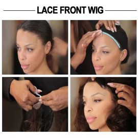 4 Pack Wig Tape Double Sided Lace Front Support Tape 12 Yards Adhesives Tape for Lace Front Wigs, Toupees, Hair Extensions and Hairpieces (1cm x 3 Yards) 4 Pack Wig Tape Double Sided Lace Front Support Tape 12 Yards Adhesives Tape for Lace Front Wigs, Toupees, Hair Extensions and Hairpieces (1cm x 3 Yards)