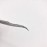 Tool Alement Canadian Stainless Steel 12cm Semi Curve Eyelash Tweezers M-PK14-8004