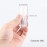 GTHER 20PCS 5ML Small Empty Nail Polish Glass Bottles with Brush Cap & Funnel & Mixing Balls for Nail Art Sample (White)