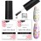 Makartt Nail Foil Glue Gel for Nail, Foil Gel Transfer for Nails Art Stickers Strong Adhesion Foil Transfer Gel Soak Off Nail Foil Kit Gel Nail Glue Manicure Salon DIY UV Lamp Required 15ML 2pcs