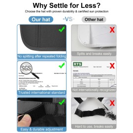 GADIEMKENSD Men Outdoor Hat Reflective Folding Running Sport Hats Summer Cool UPF 50 Sun Unstructured Baseball Caps for Men Women Breathable Light Quick Dry Travel Golf Hat Khaki