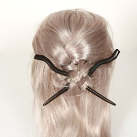 REAL SIC - Sandalwood Hair Sticks for Women - Set of 2 - Sustainable Retro Boho Fashion Chopsticks/Wood Hair Pins for Long Hair (Hike) REAL SIC - Sandalwood Hair Sticks for Women - Set of 2 - Sustainable Retro Boho Fashion Chopsticks/Wood Hair Pins for Long Hair (Hike)