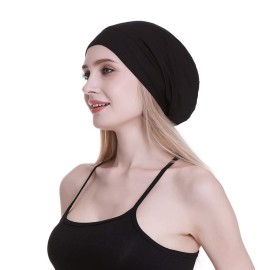 Satin Cap 100% Mulberry Silk Lined Sleeping Hats for Natural Hair